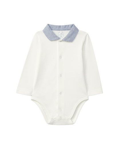 Body Gola de Bico Micro-Vichy