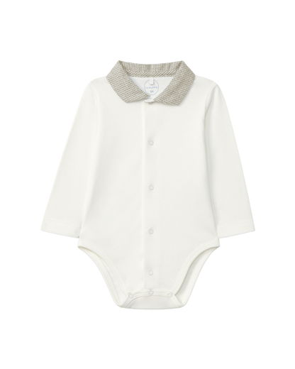 Body Gola de Bico Micro-Vichy