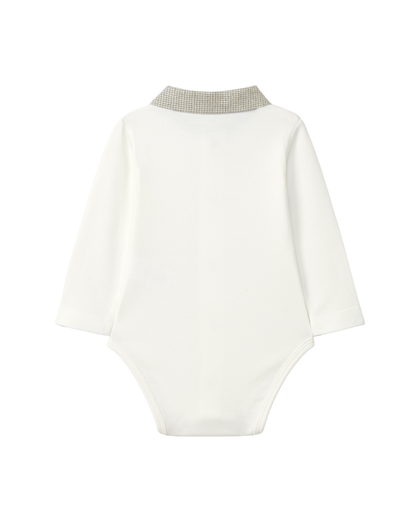 Body Gola de Bico Micro-Vichy