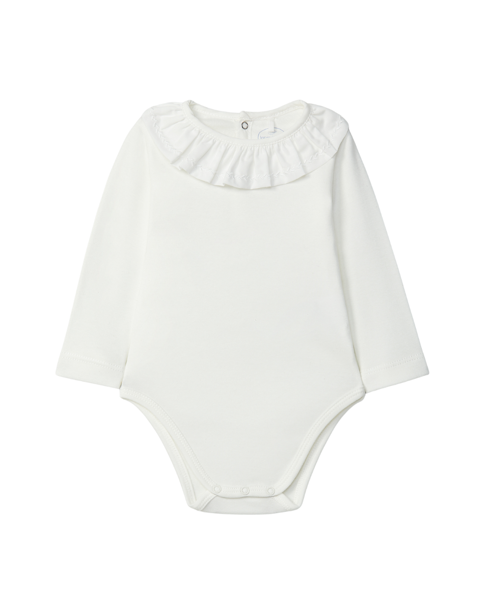 Body Gola de Folho Bordado de Folhas