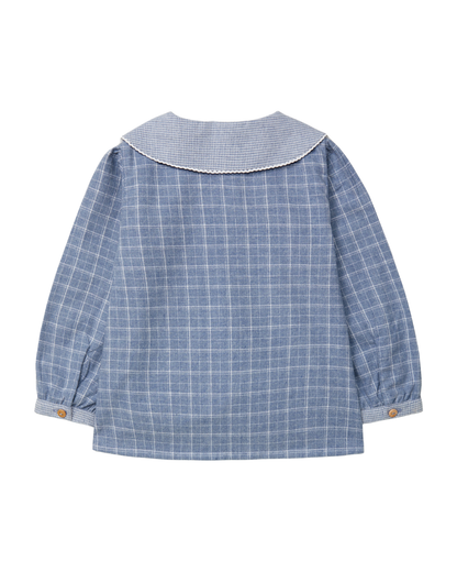 Blusa Xadrez e Micro-Vichy Bordado