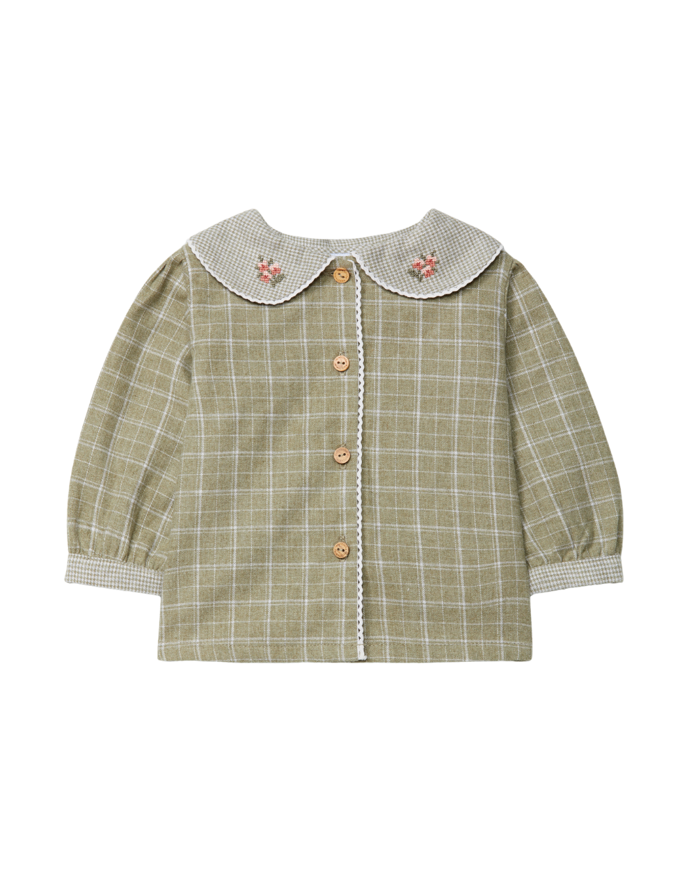 Blusa Xadrez e Micro-Vichy Bordado