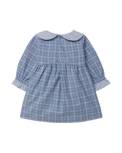 Vestido Xadrez e Micro-Vichy Bordado