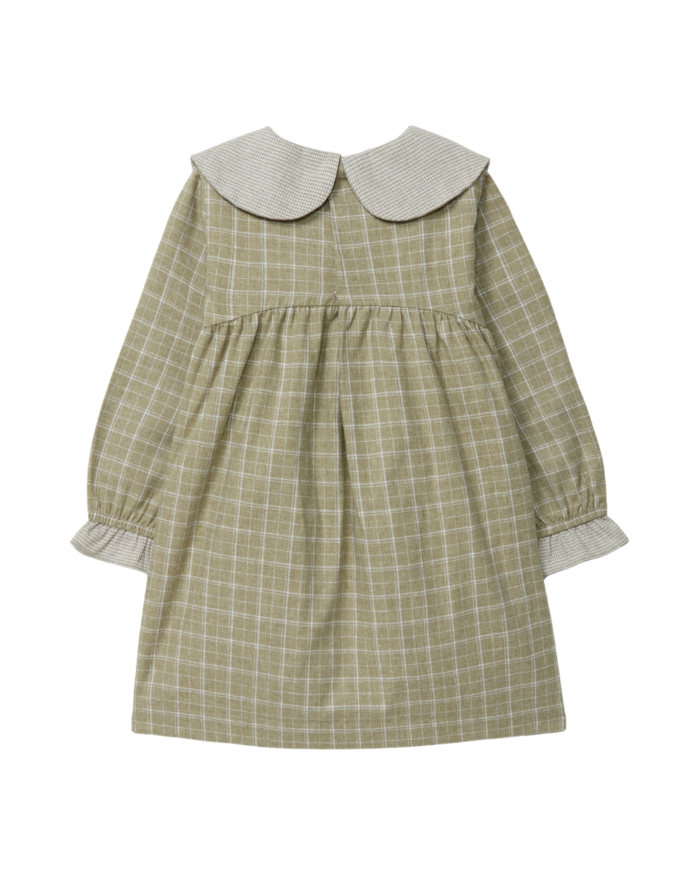 Vestido Xadrez e Micro-Vichy Bordado