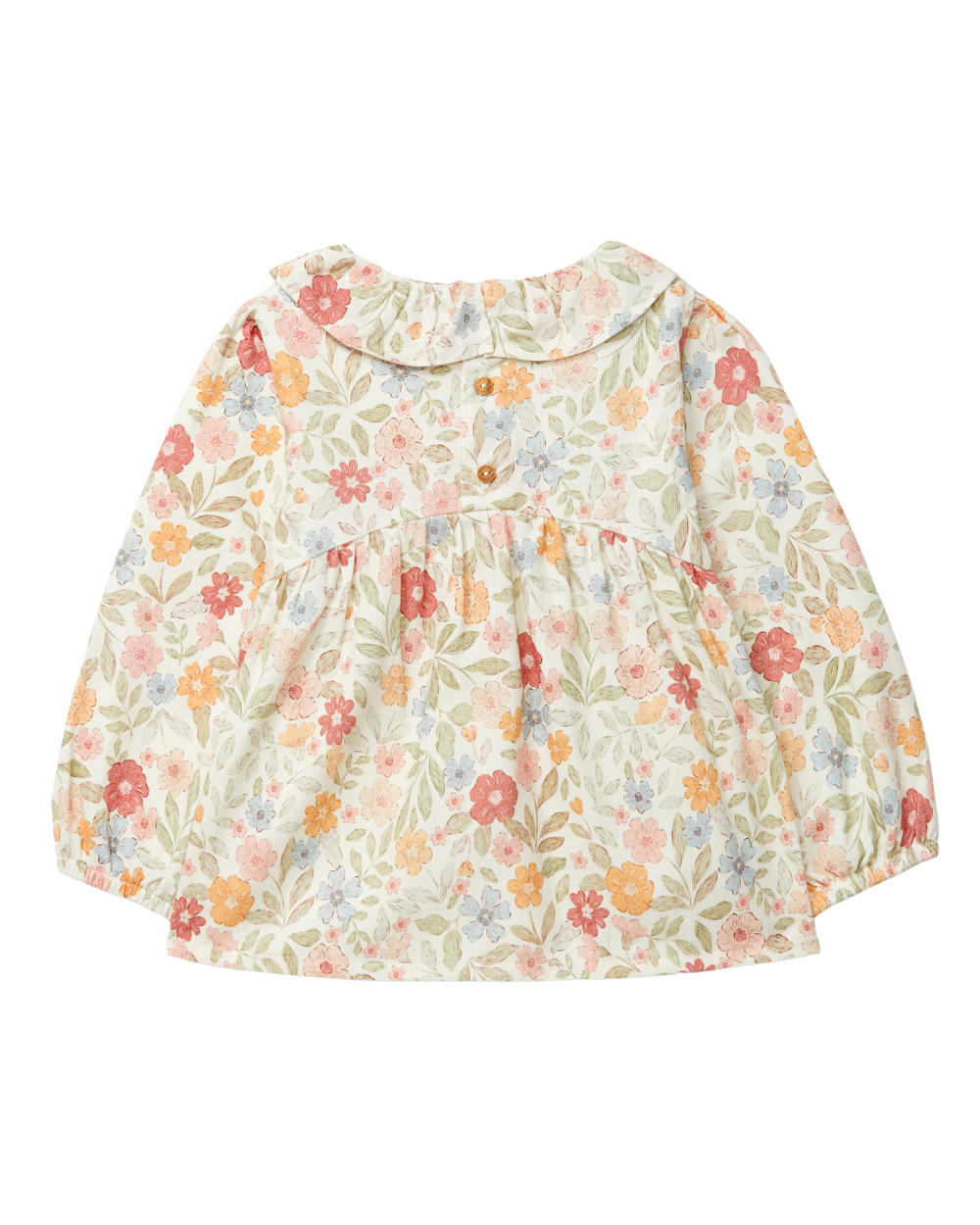 Blusa Tecido Texturado de Flores