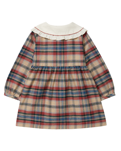 Vestido Xadrez em Flanela