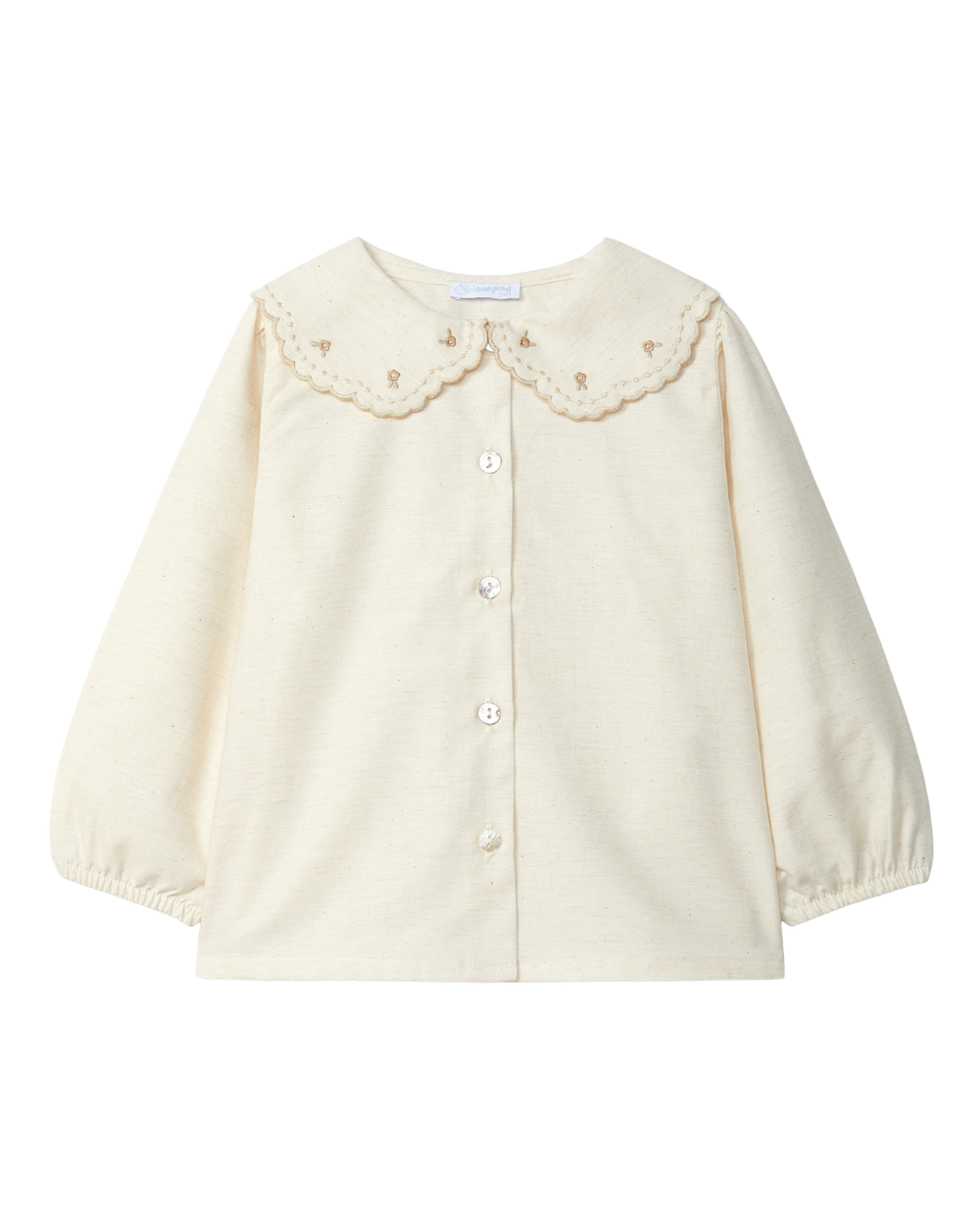 Blusa Vaiela Detalhe Bordado na Gola