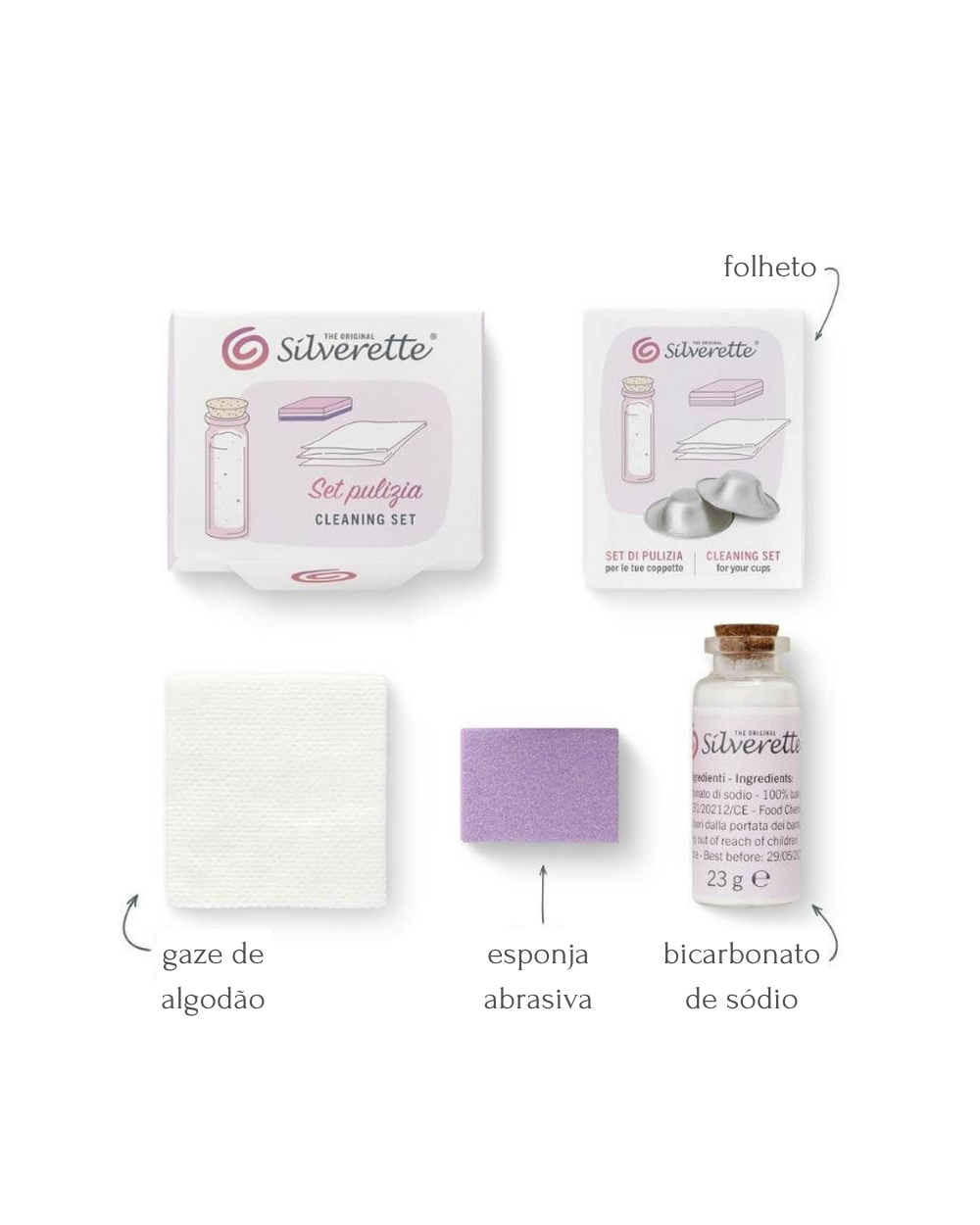 Cleaning Kit - Silver Nipples