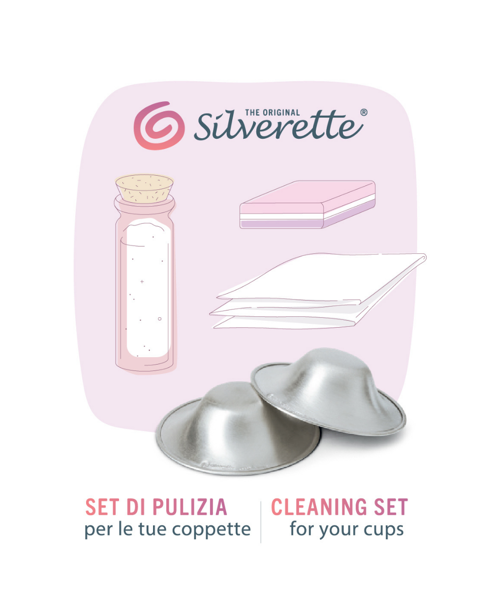 Kit de Limpeza - Mamilos de Prata