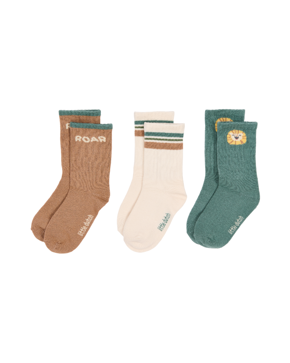 Pack 3 Meias | Safari Friends | Verde
