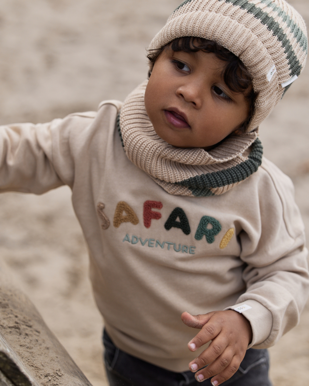 Sweatshirt Bege | Safari Friends
