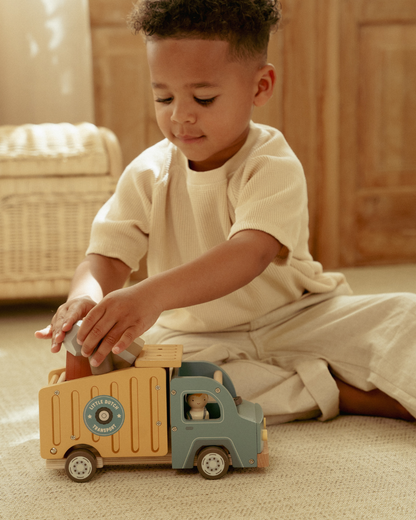 Wooden Garbage Truck