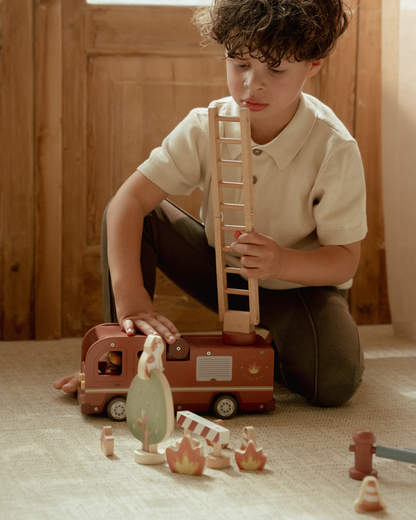 Wooden Fire Truck
