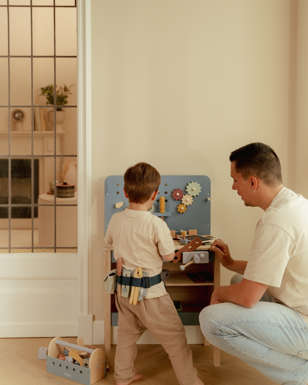 Bancada de Ferramentas em Madeira