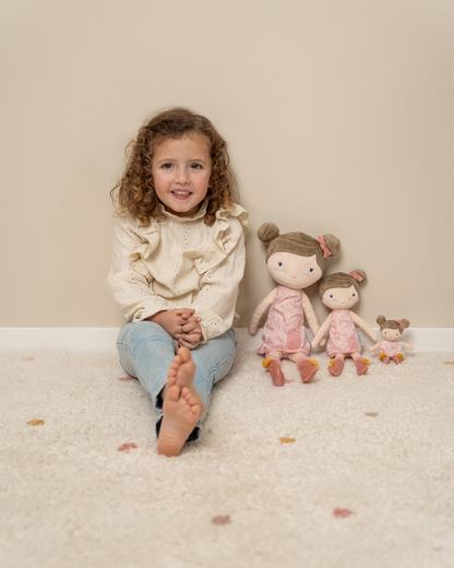 Rosa - Boneca de Pano