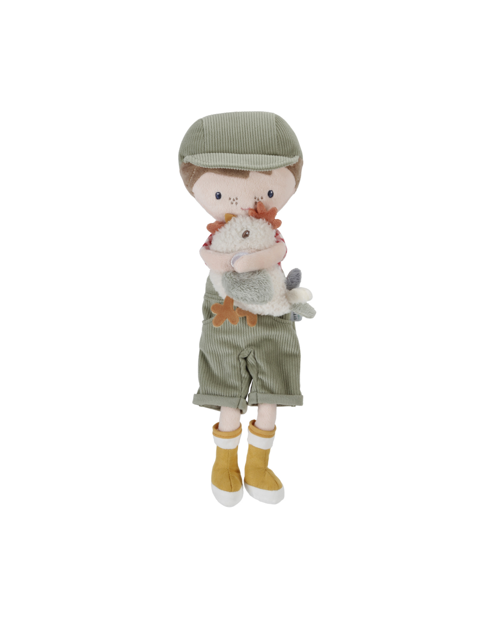 Jim Agricultor com Galinha - Boneco de Pano