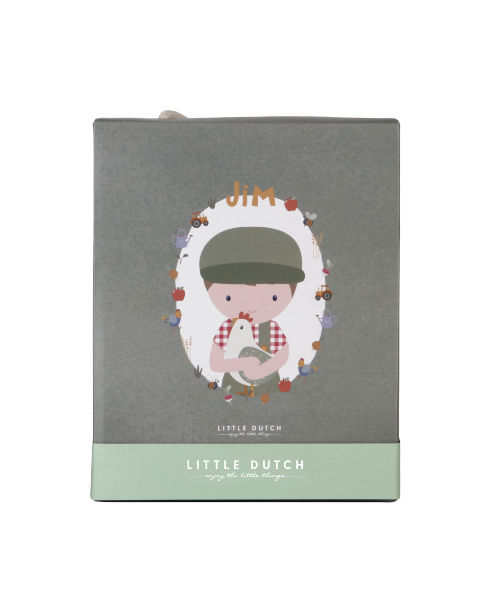 Jim Agricultor com Galinha - Boneco de Pano