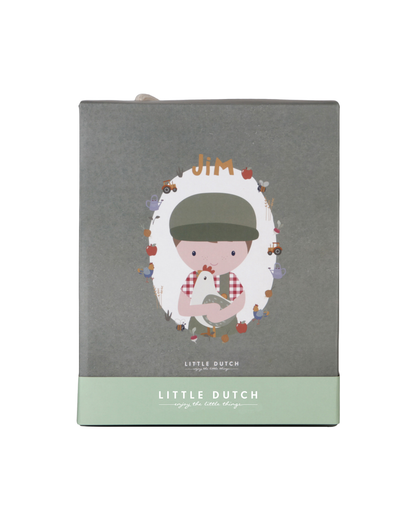 Jim Agricultor com Galinha - Boneco de Pano