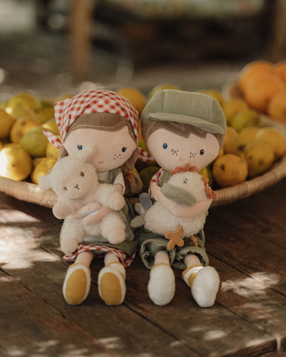 Jim Agricultor com Galinha - Boneco de Pano