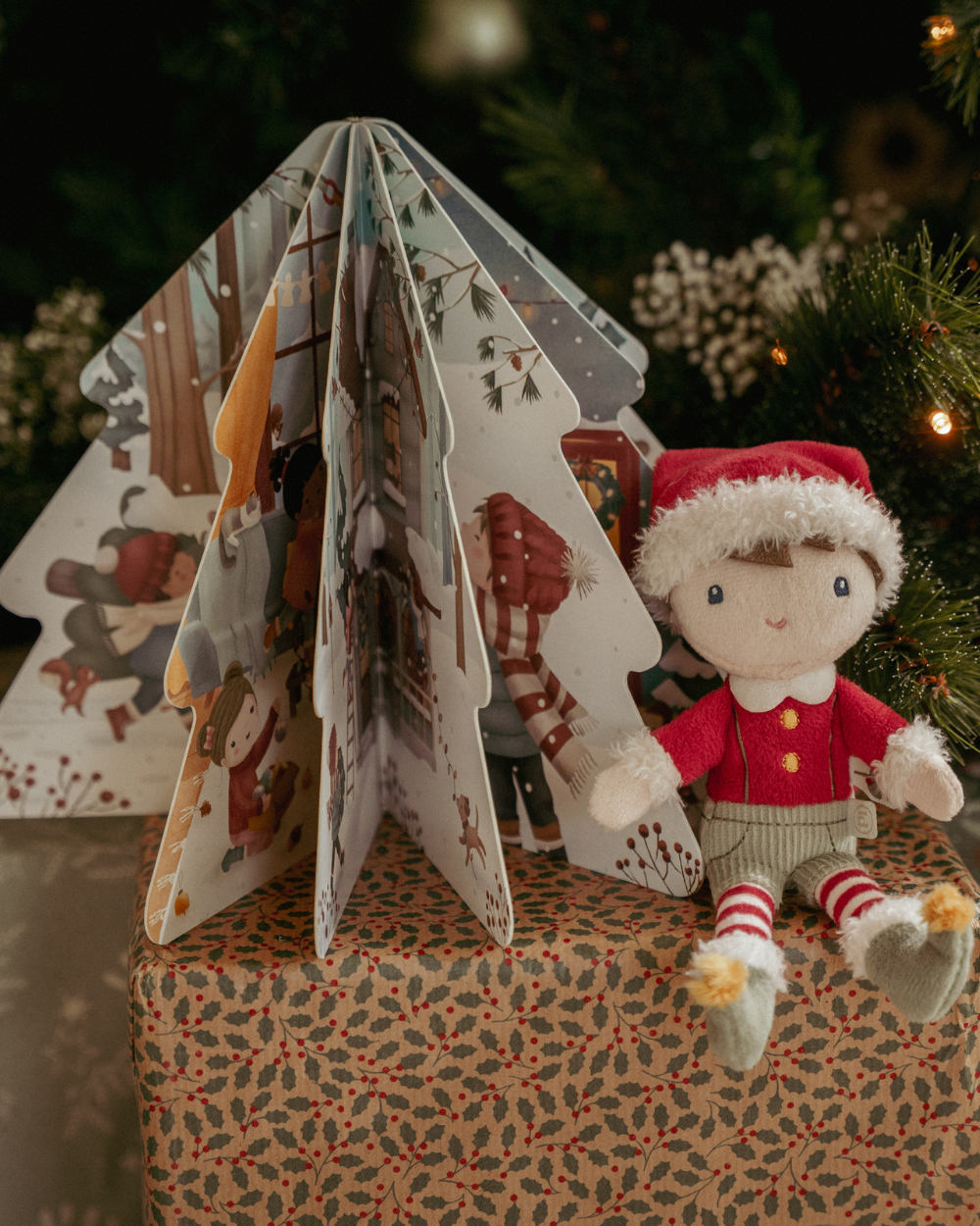 Set de Natal com Livro e Mini Boneco “Jim”