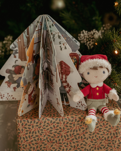 Set de Natal com Livro e Mini Boneco “Jim”