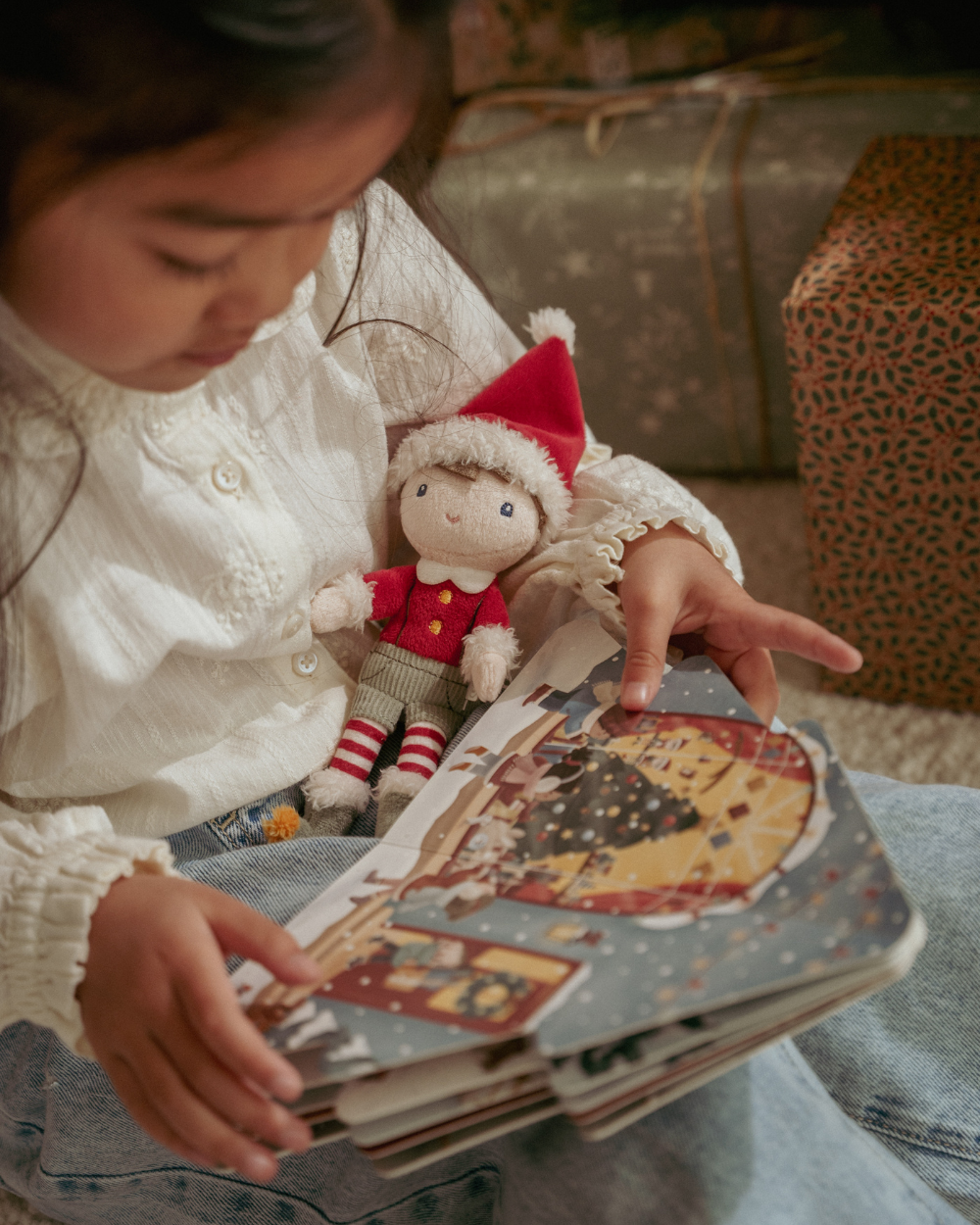 Set de Natal com Livro e Mini Boneco “Jim”