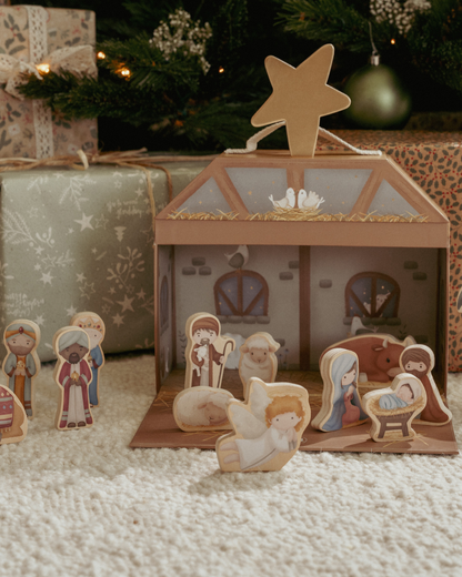 Presépio de Madeira com Mala