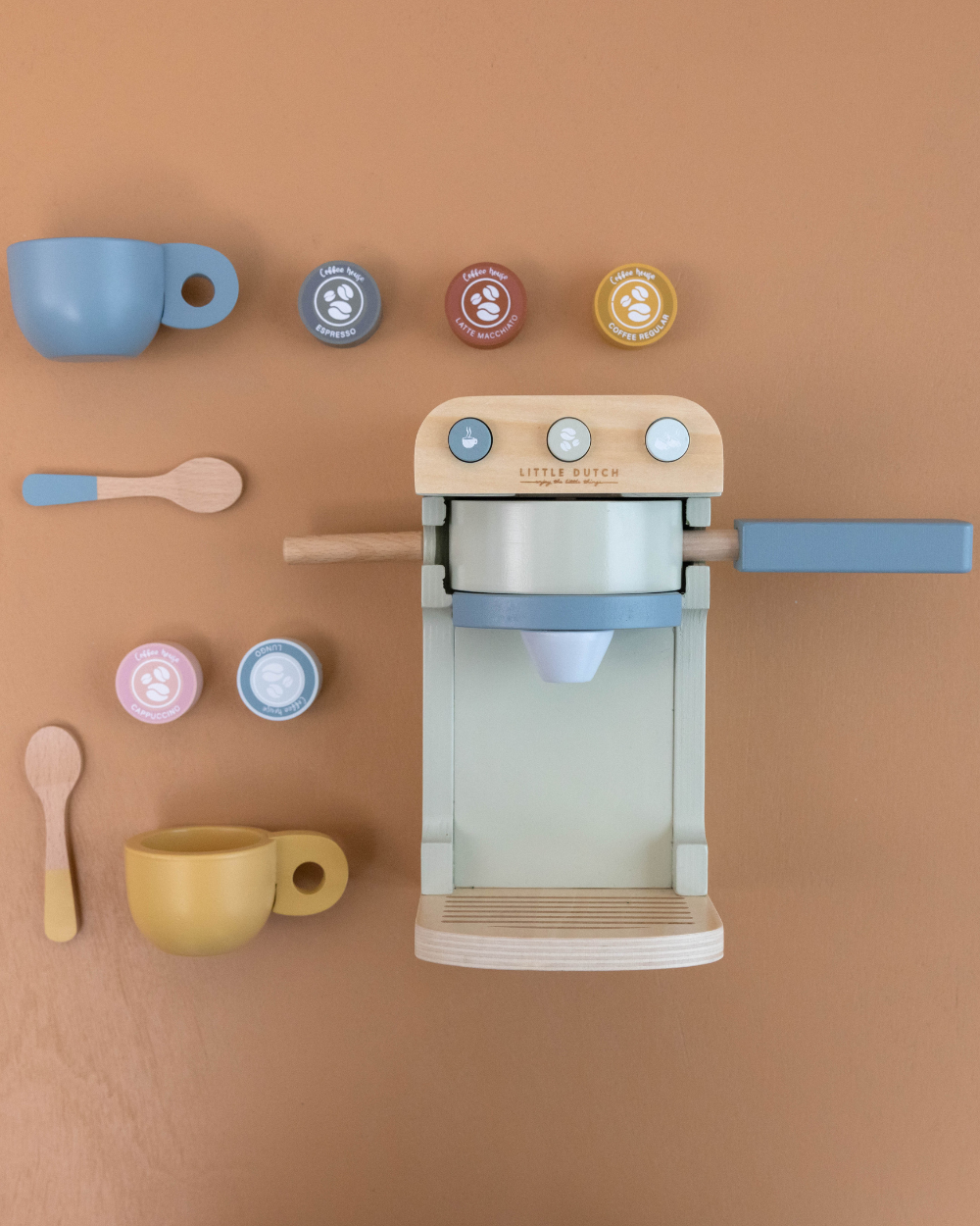 Wooden Coffee Machine