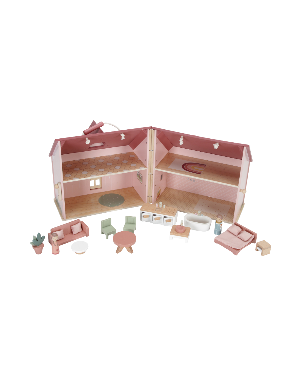 Casa de Bonecas Portátil