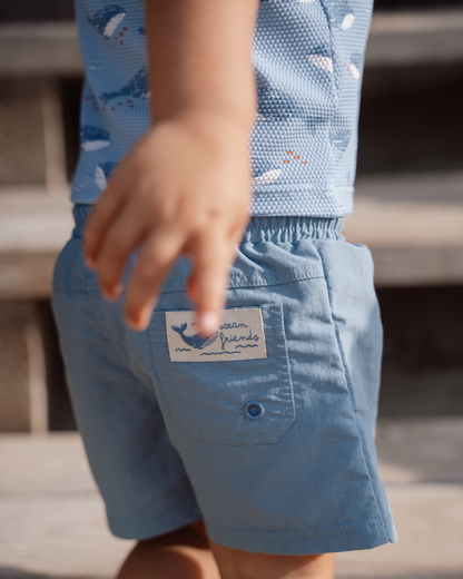Calções de Banho Lisos | Ocean Blue