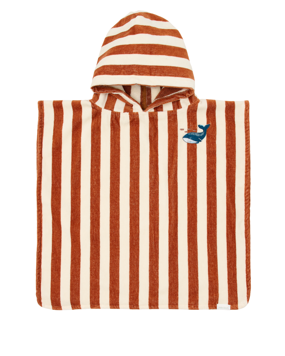 Poncho de Praia | Ocean Brown Stripe