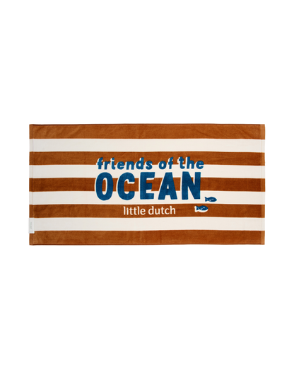 Toalha de Praia | Ocean Brown Stripes
