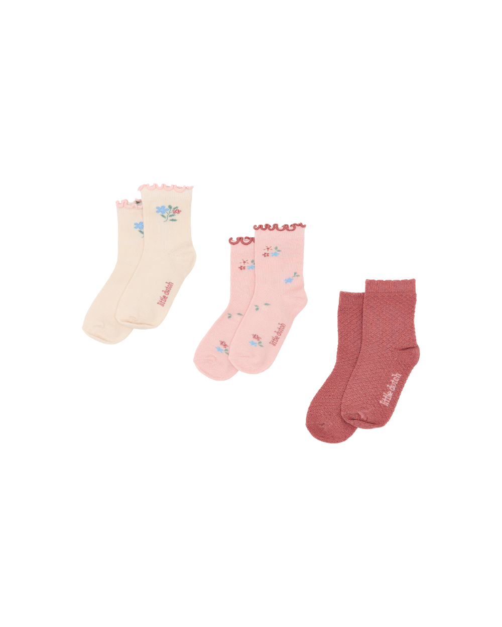 Pack de 3 Meias - Rosa