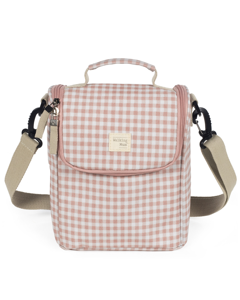 Lancheira I Love Vichy Rosa