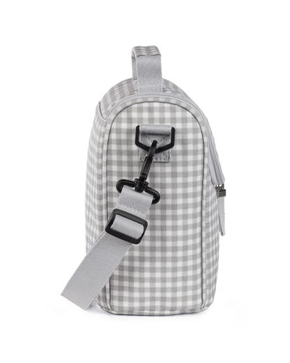 Lancheira I Love Vichy Grey