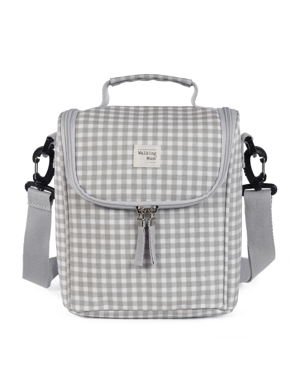 Lancheira I Love Vichy Grey