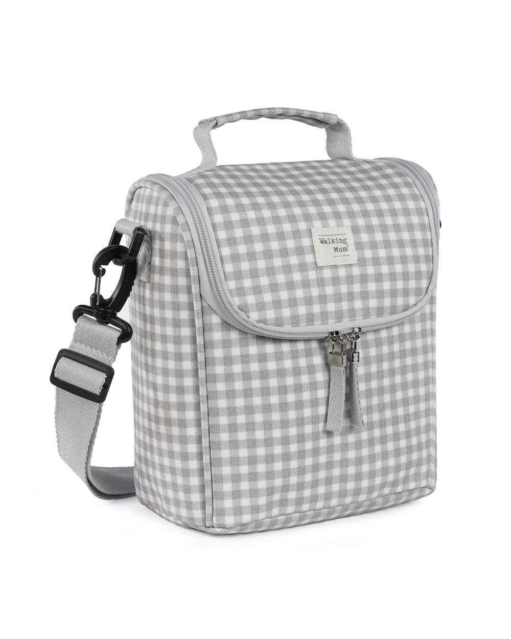 Lancheira I Love Vichy Grey