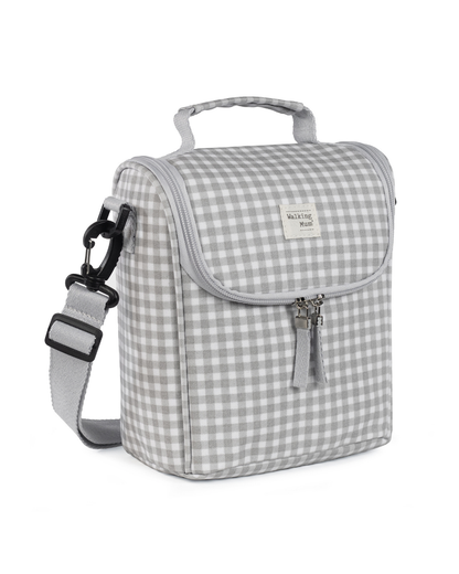 Lancheira I Love Vichy Grey