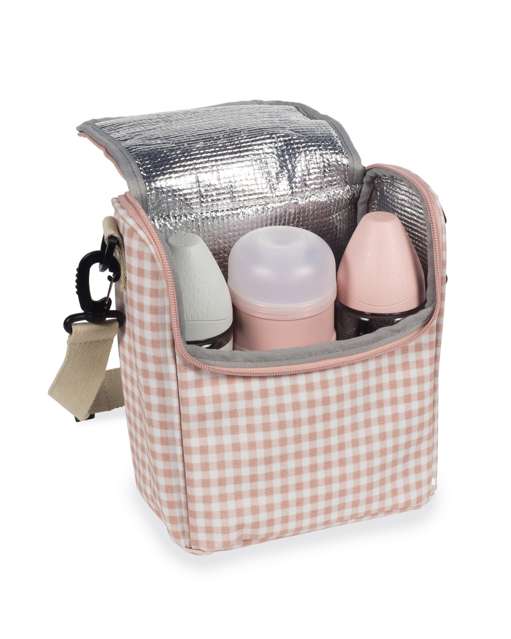 Lancheira I Love Vichy Rosa