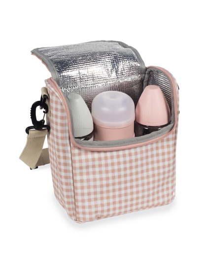 Lancheira I Love Vichy Rosa