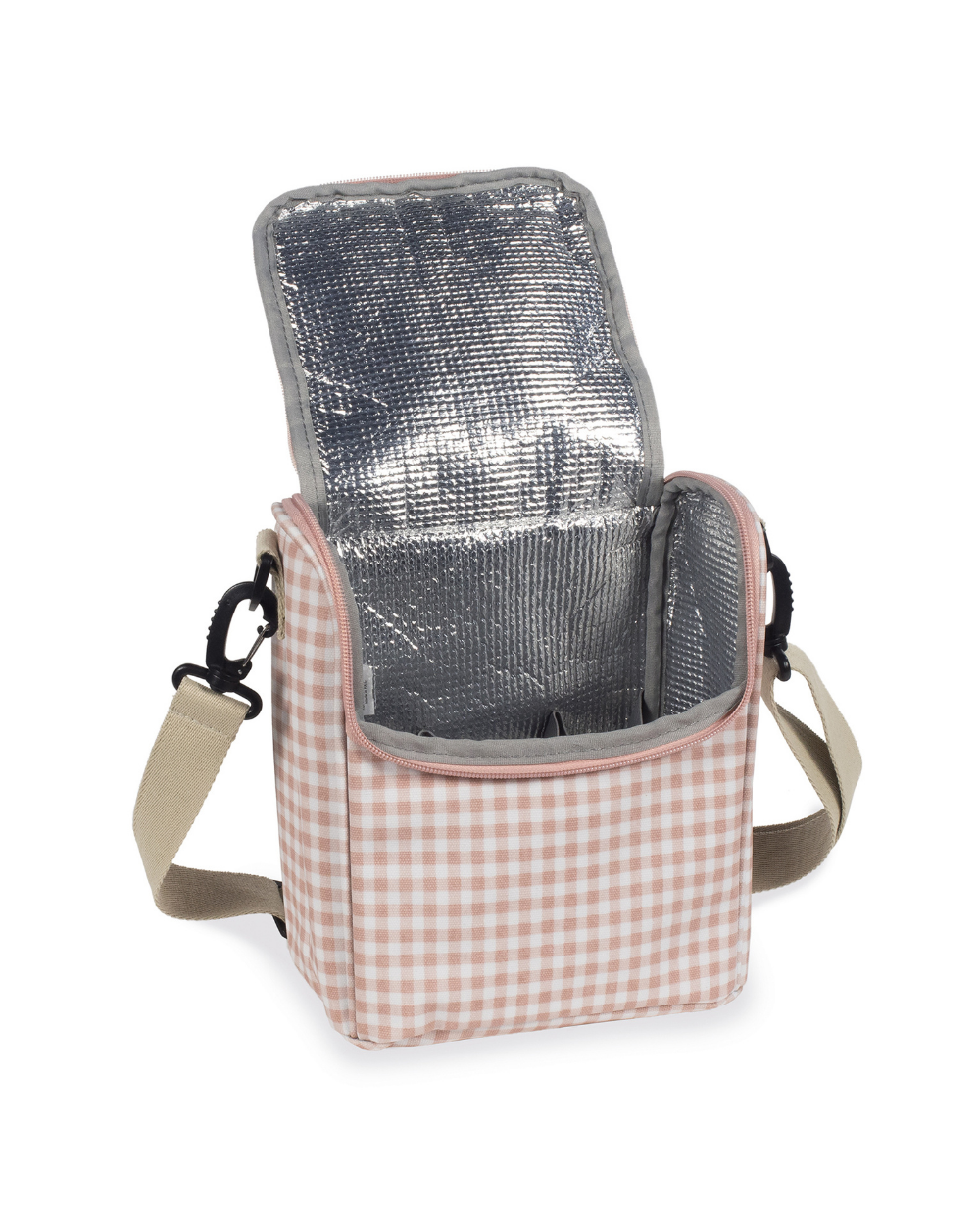 Lancheira I Love Vichy Rosa