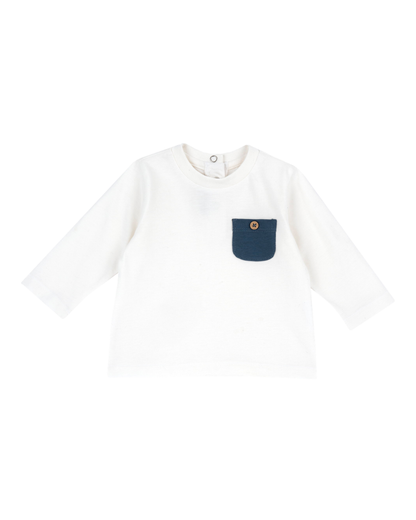 Longsleeve Bolso Azul