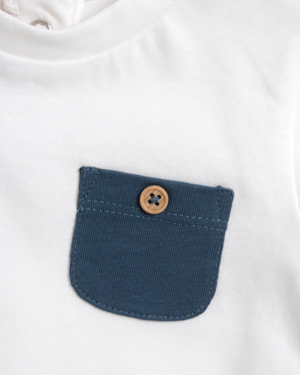 Longsleeve Bolso Azul