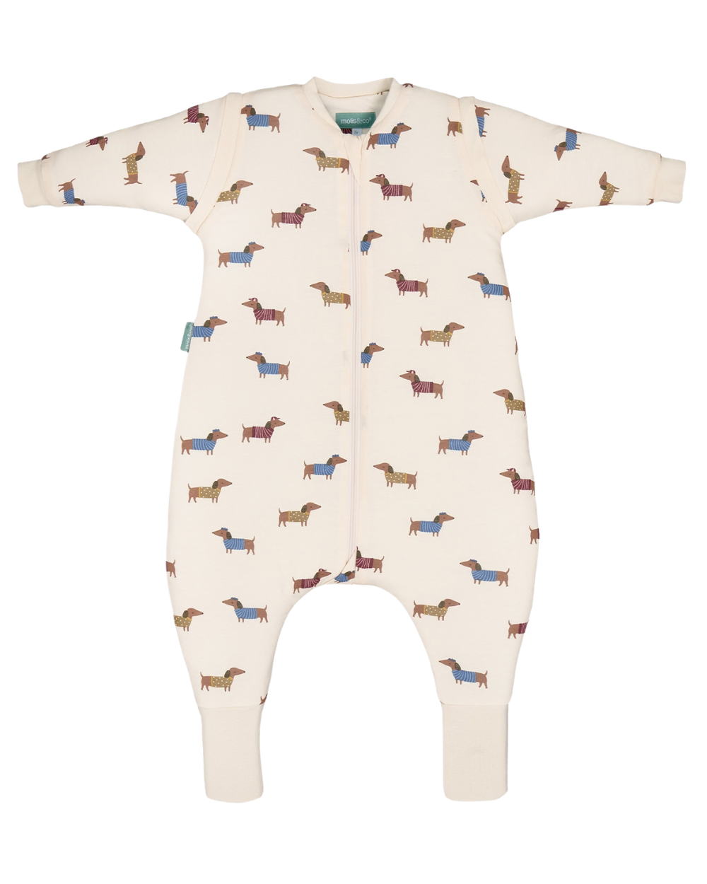 Combinaison pyjama à manches et chaussettes - TOG 2,5