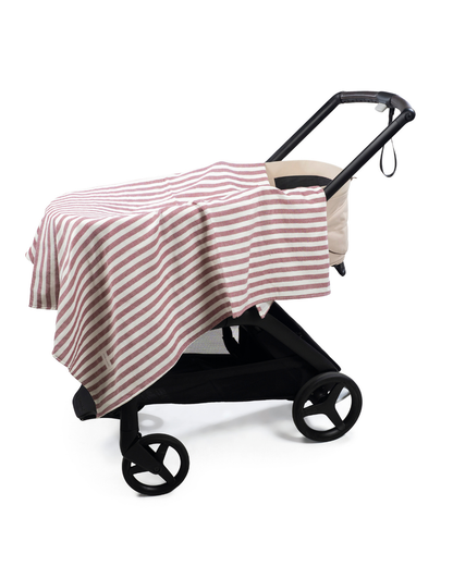 Musselina Cherry Stripes