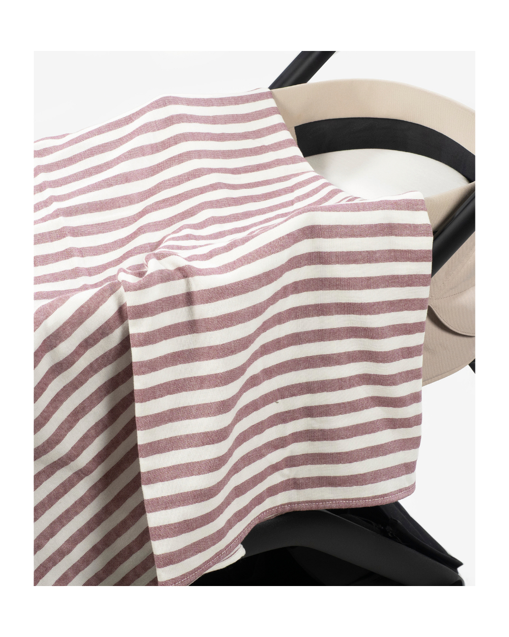 Musselina Cherry Stripes