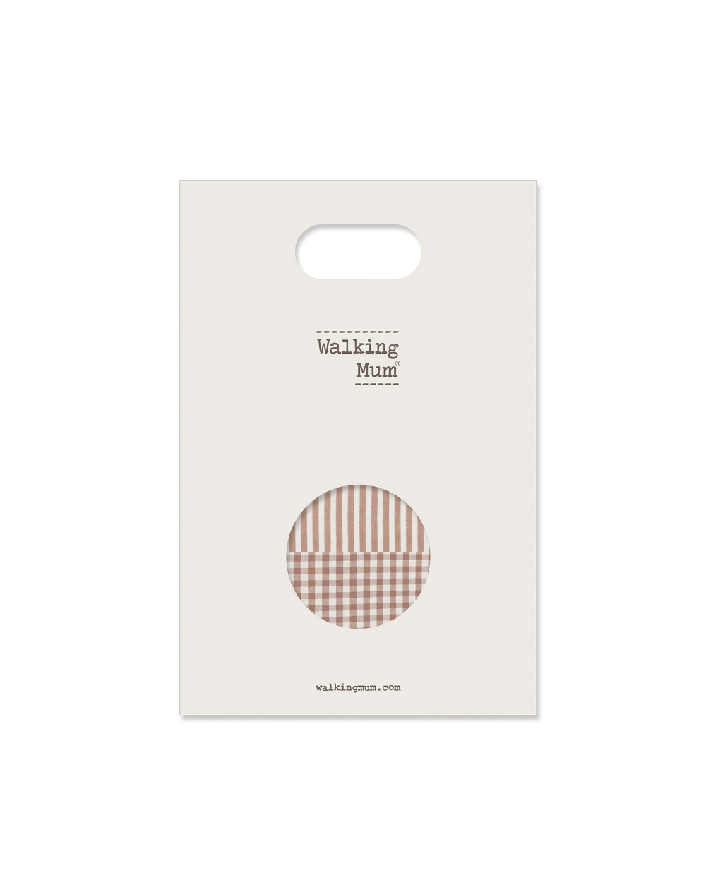 Conjunto 2 Musselinas Praliné | Vichy/Strips Moka