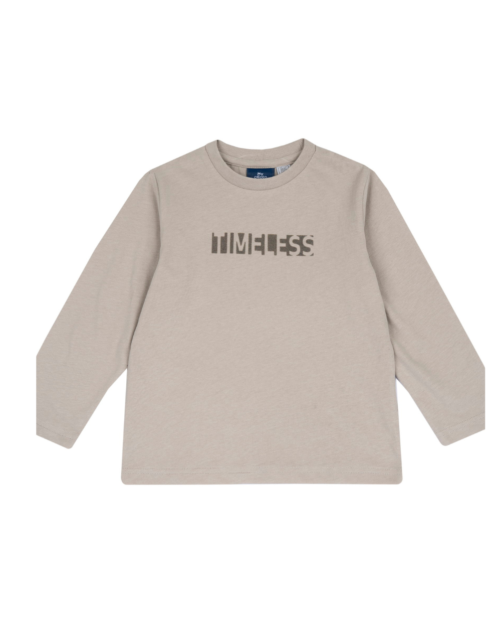 Printed Longsleeve with Velvet Effect