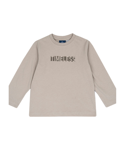 Printed Longsleeve with Velvet Effect