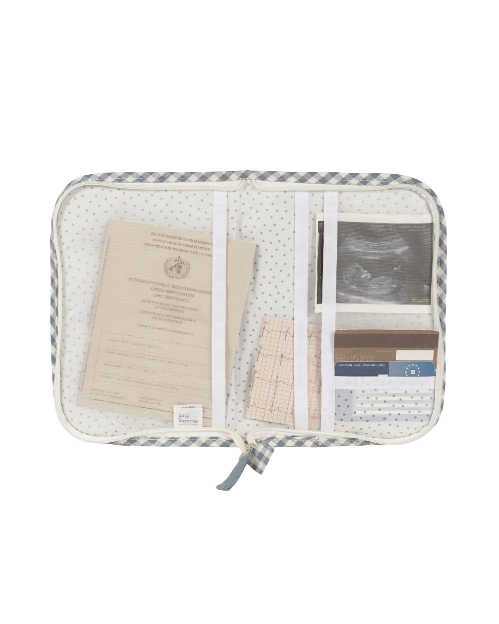 Porta Documentos Praliné | Vichy Matcha